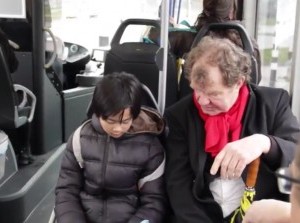 Siep met begeleiding in het openbaar vervoer